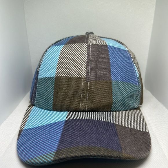 Plaid Women’s Adjustable Baseball Cap - Picture 1 of 5